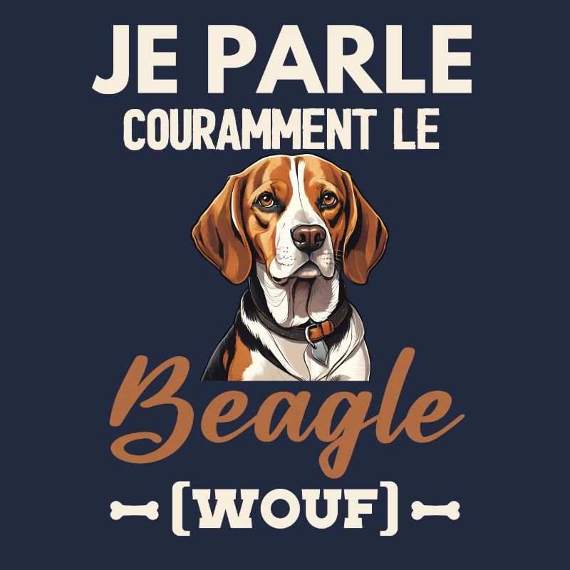 Je parle couramment le beagle wouf