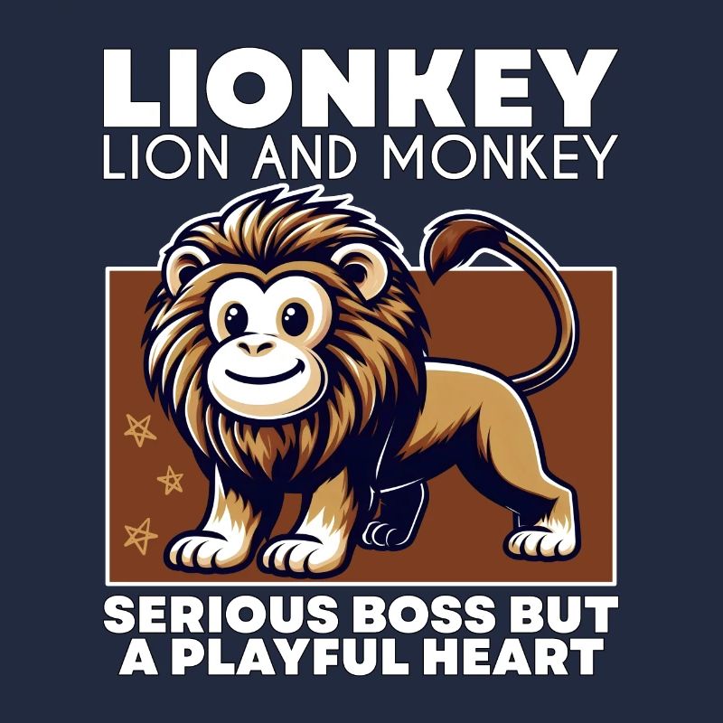 ERNSTHAFTER ANFÜHRER, ABER EIN VERSPIELTES HERZ - LION & MONKEY