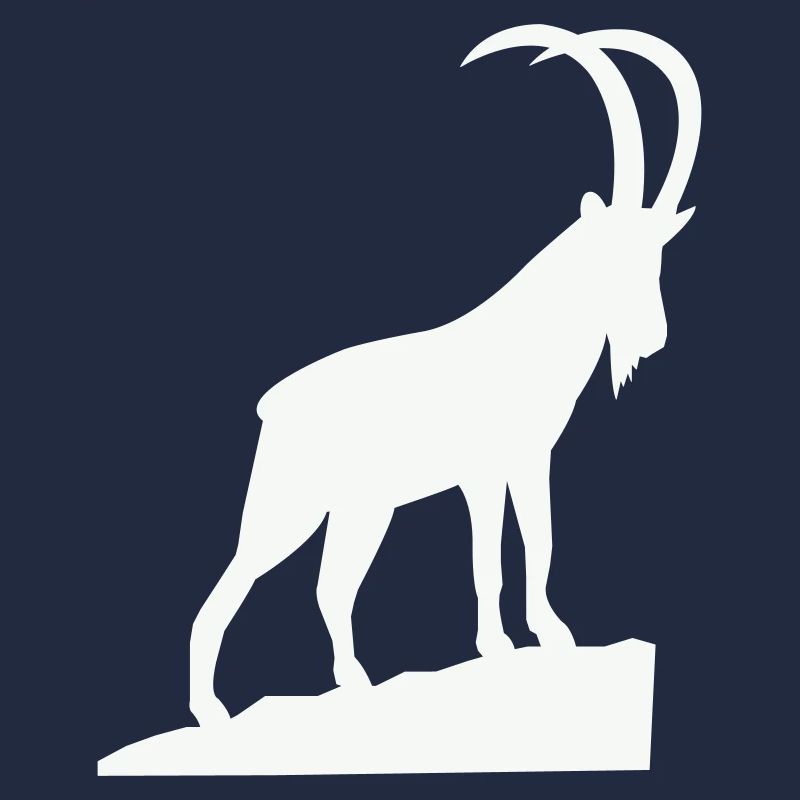 Alpine Bock Silhouette