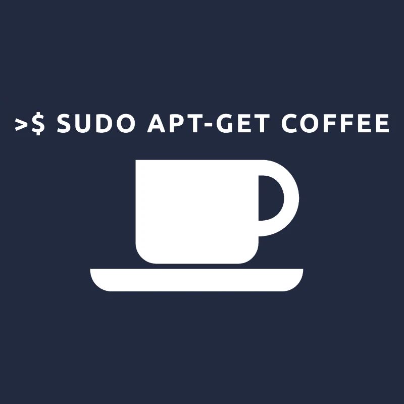 Lustiges Linux Kaffee Admin Shirt Pinguin Coder