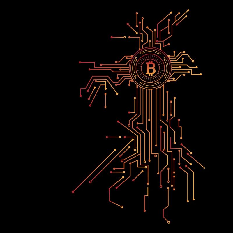 Kryptowährung Bitcoin Blockchain Miners Bekleidung