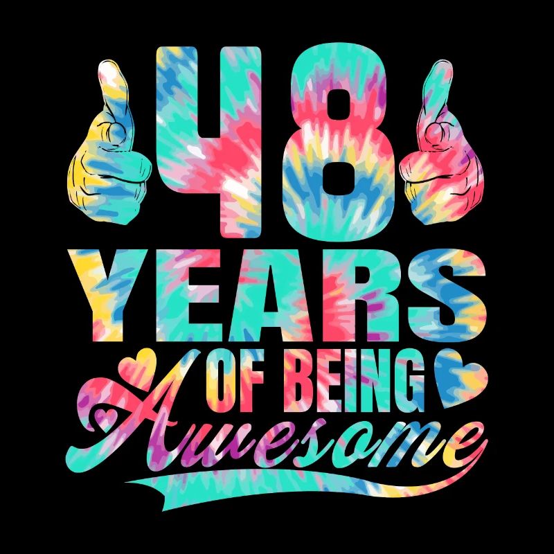 48e anniversaire ou anniversaire 48 ans d’existence