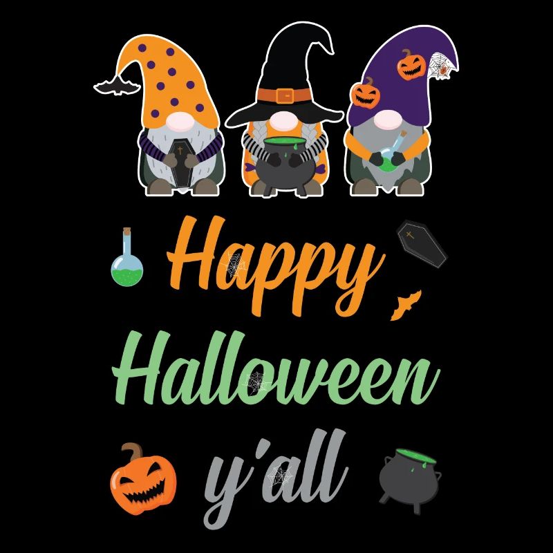 Halloween Vibes Citrouille Chat Dans Chapeau De Sorcière