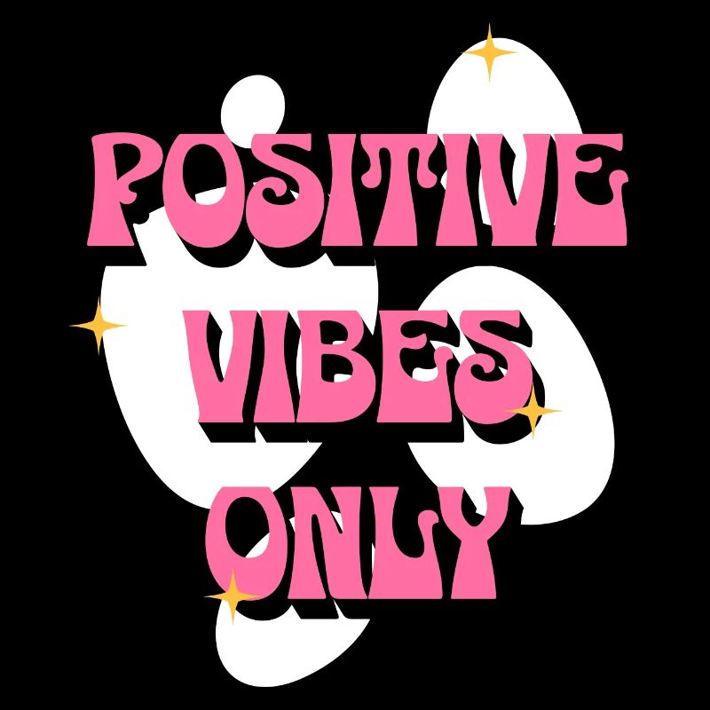 Positive Vibes Only Positive Affirmationen Rosa
