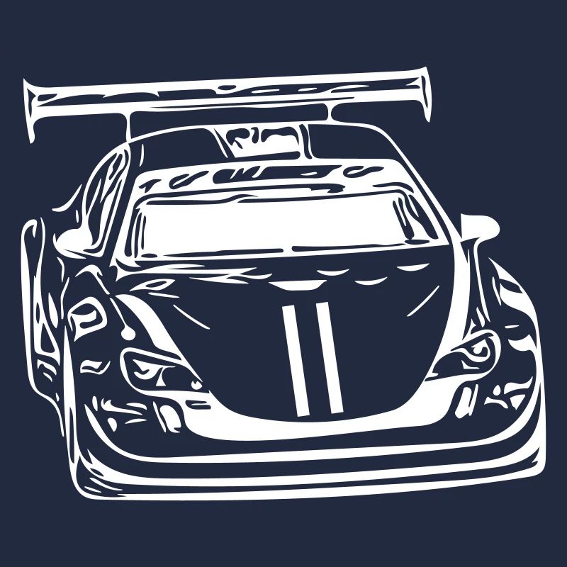 Voiture dans la voiture de course Vector version