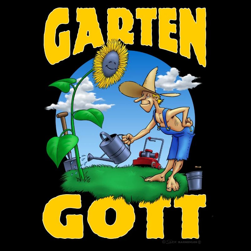 Garten Gott Sonnenblume no problem RAHMENLOS