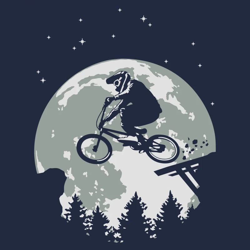 Full moon and BMX flex