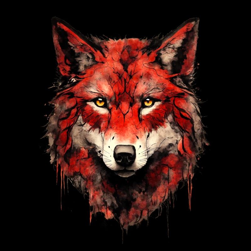 Roter Wolfskopf