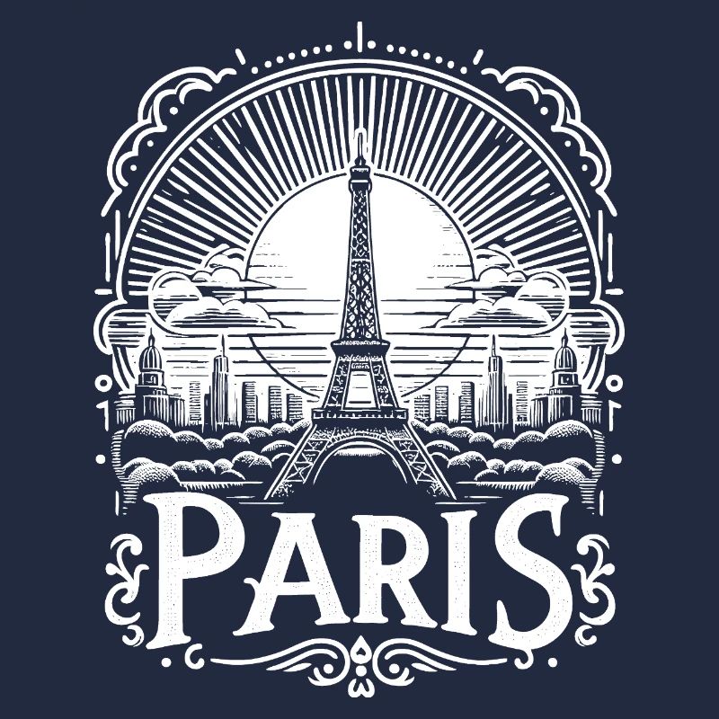 Création de chemises Paris avec la Tour Eiffel - la tour Eiffel