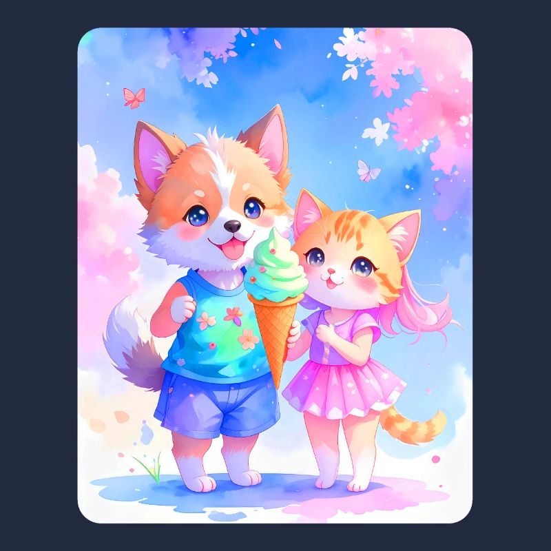Hündchen, Kätzchen & Eiscreme