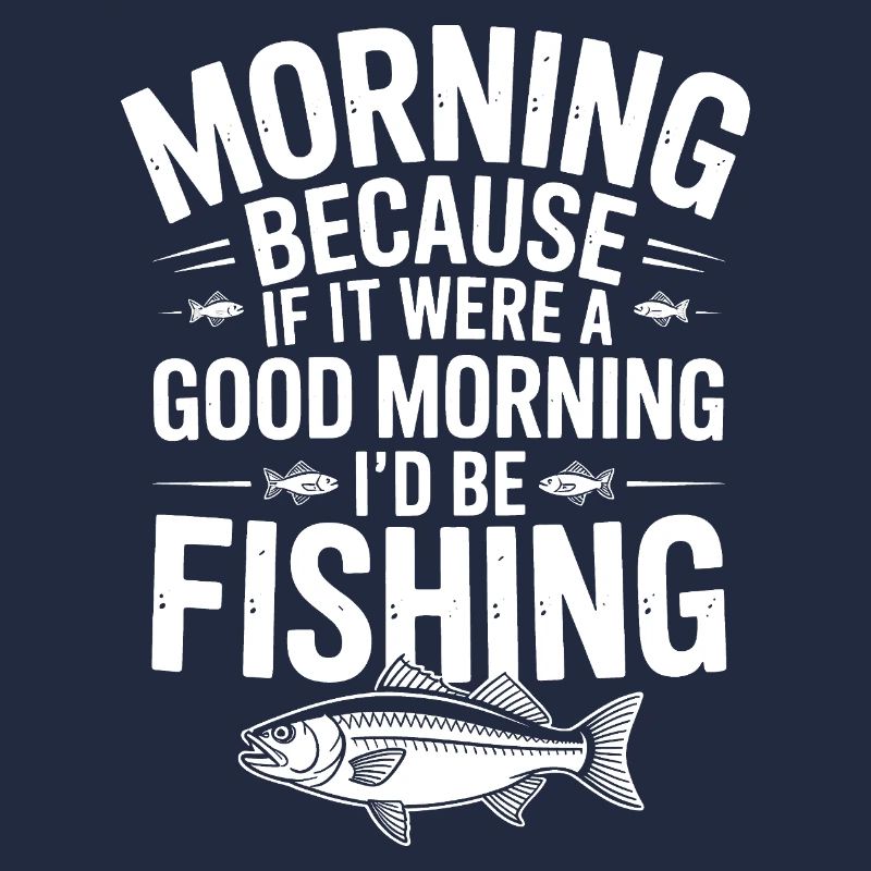 Citation de pêche matinale Tee