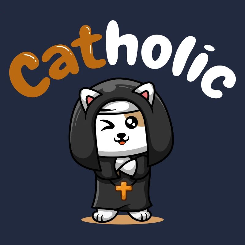 Catholic Katzentshirt Lustig Geschenk