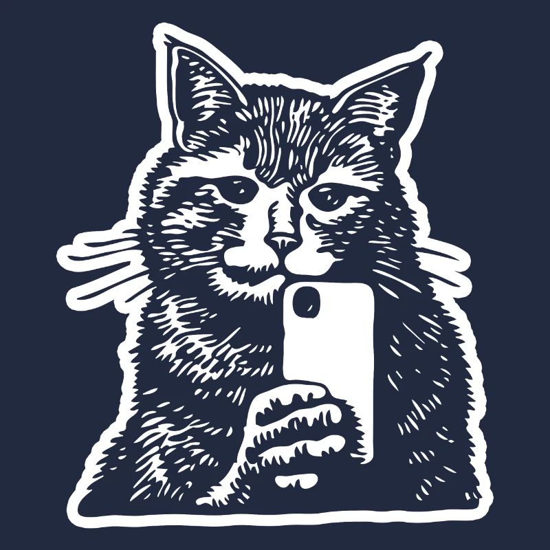 Katze Katzengesicht Selfie Smartphone