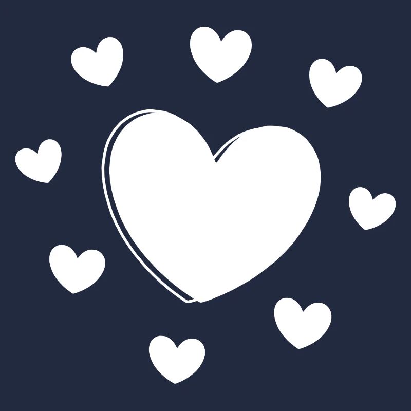 weißes Herz weiß Geschenk Valentinstag