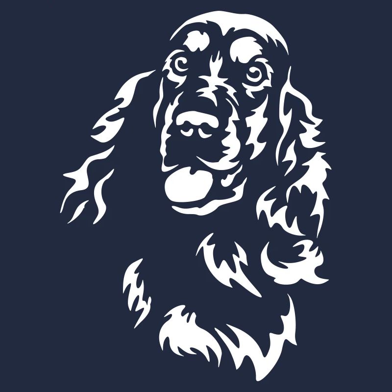 Cocker Spaniel Head « Black Edition »