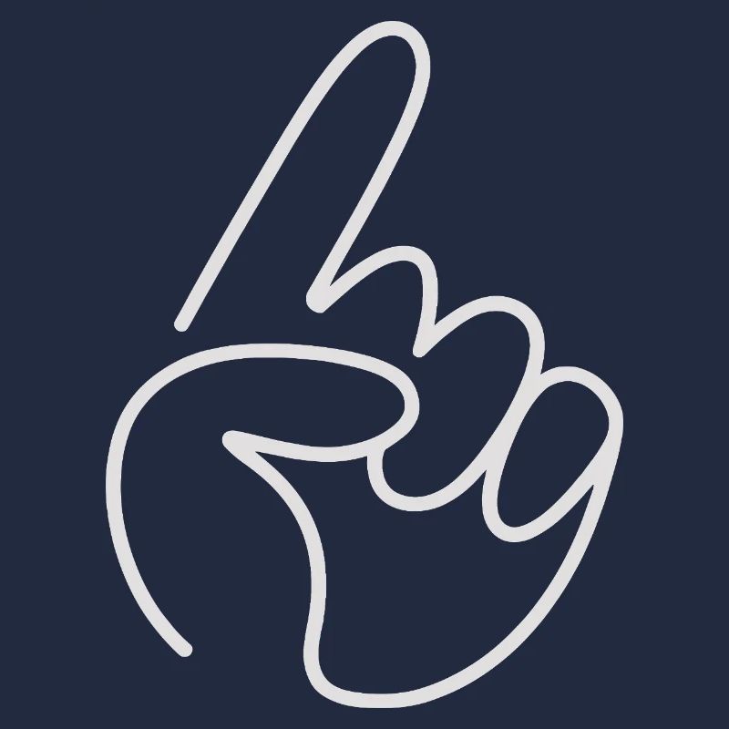 Geste de main Dessinés minimaliste Montrer