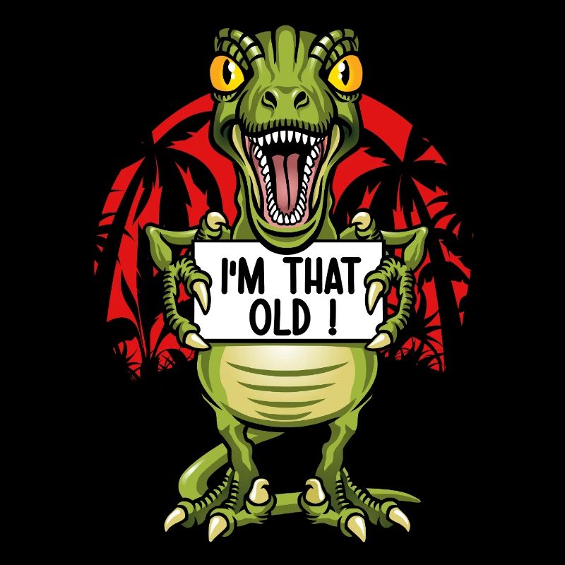 Ich bin ein alter Dinosaurier
