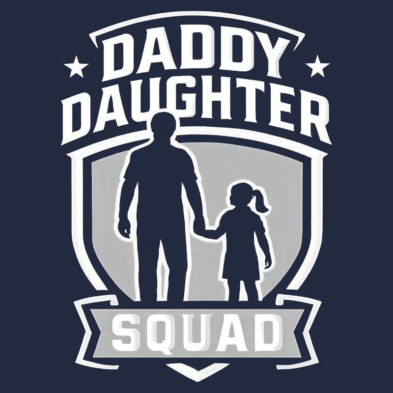 Daddy Daughter Squad Matching Vater Tochter