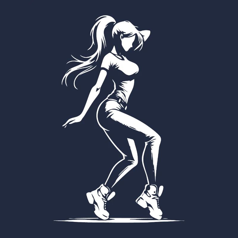 Danseuse de danse de rue – Design cool