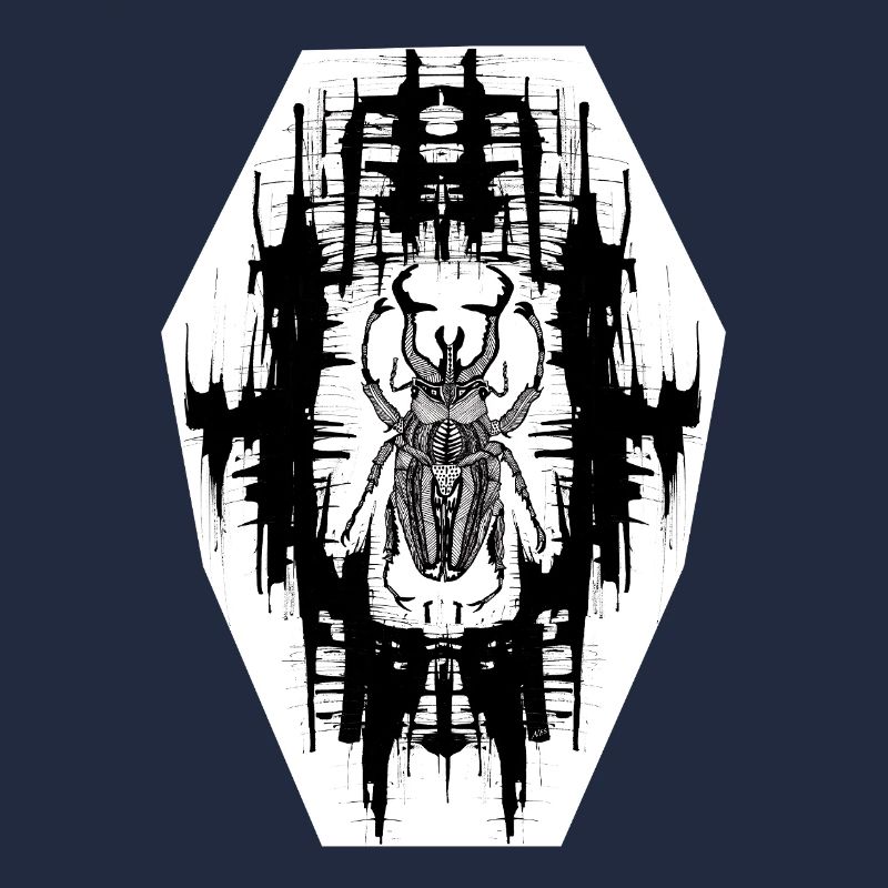 Schwarz-Weiß Scrab Design Nr. 6