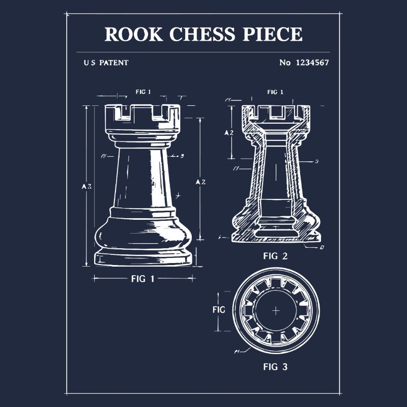 Rook Blueprint Chess Icon