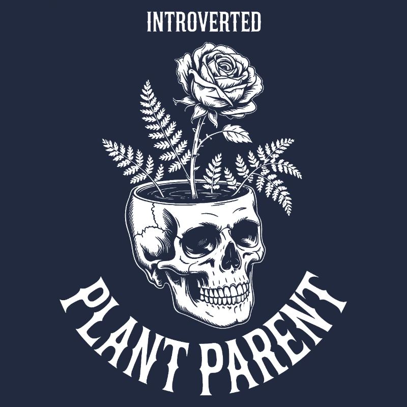 Introvertierter Pflanzenelternschädel
