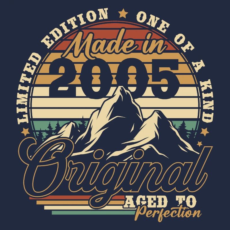 Original 2005 Vintage Retro Anniversary