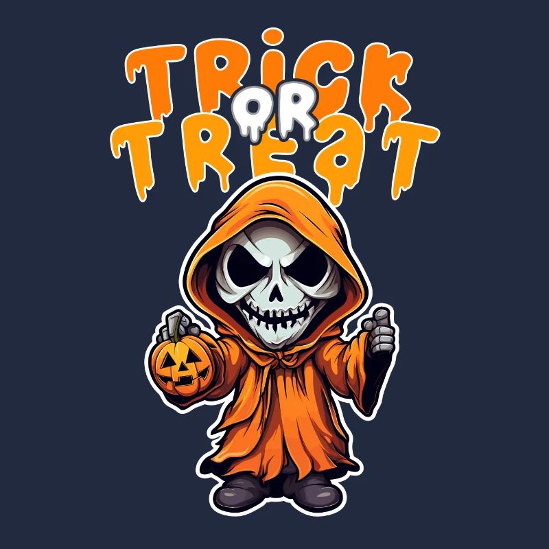 Halloween Design Squelette effrayant
