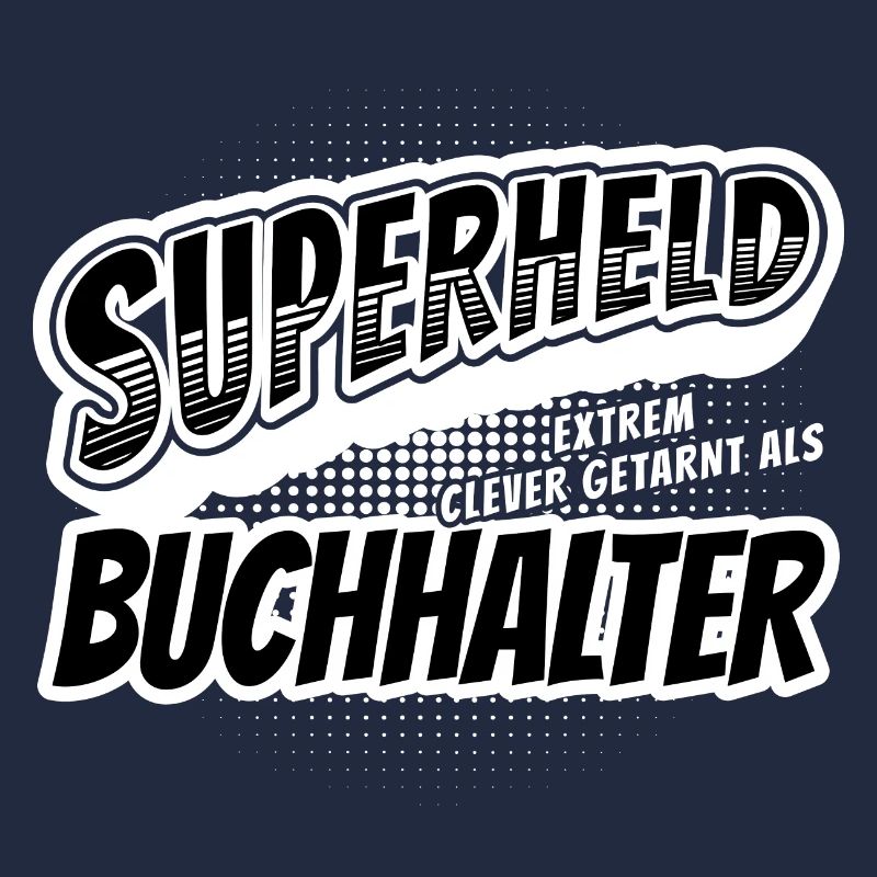 Superheld, clever getarnt als Buchhalter