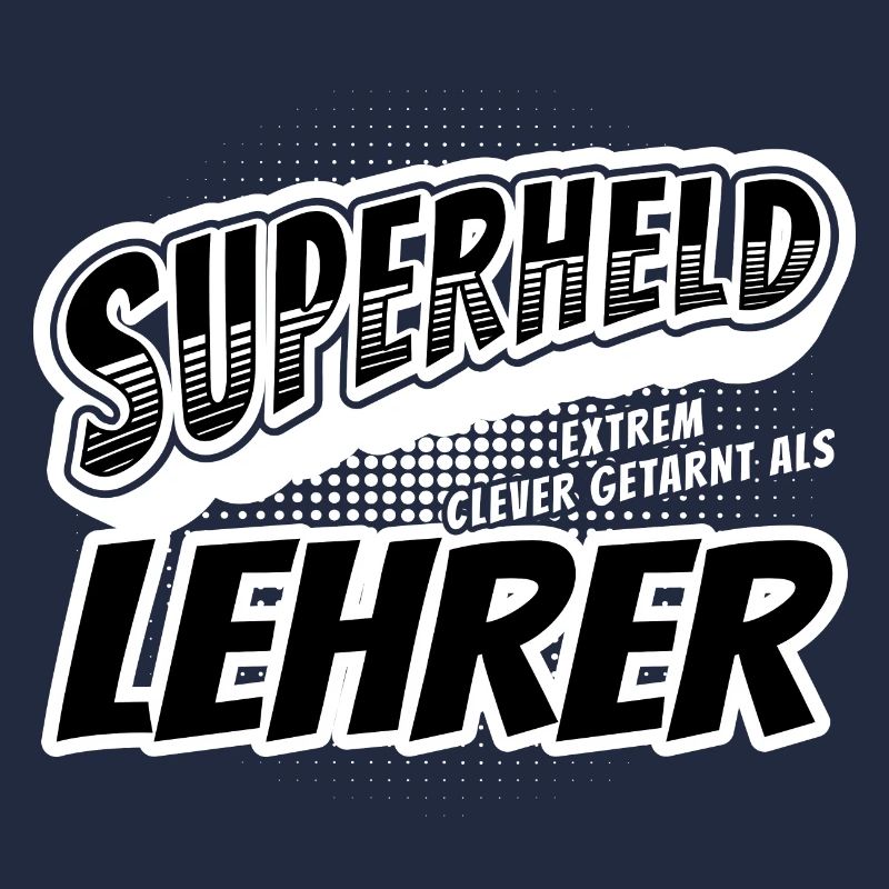 Superheld, clever getarnt als Lehrer
