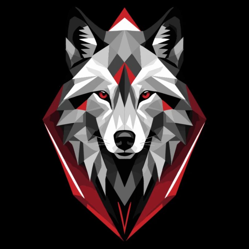 Geometrischer Wolf