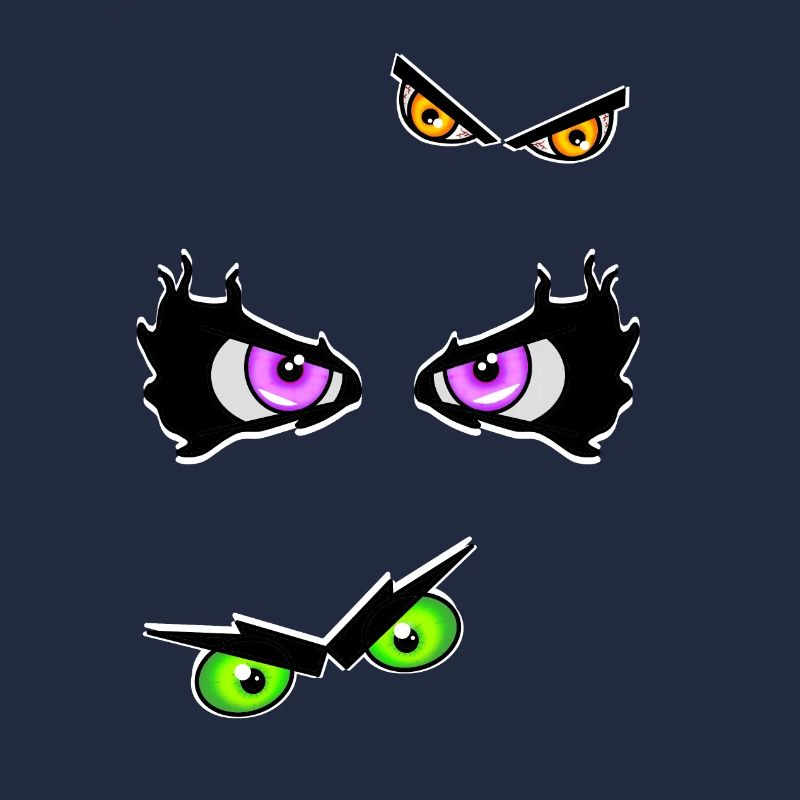 Halloween eyes evil