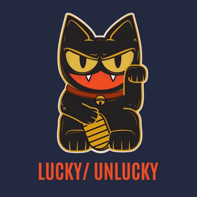 Glückliche unglückliche Katze