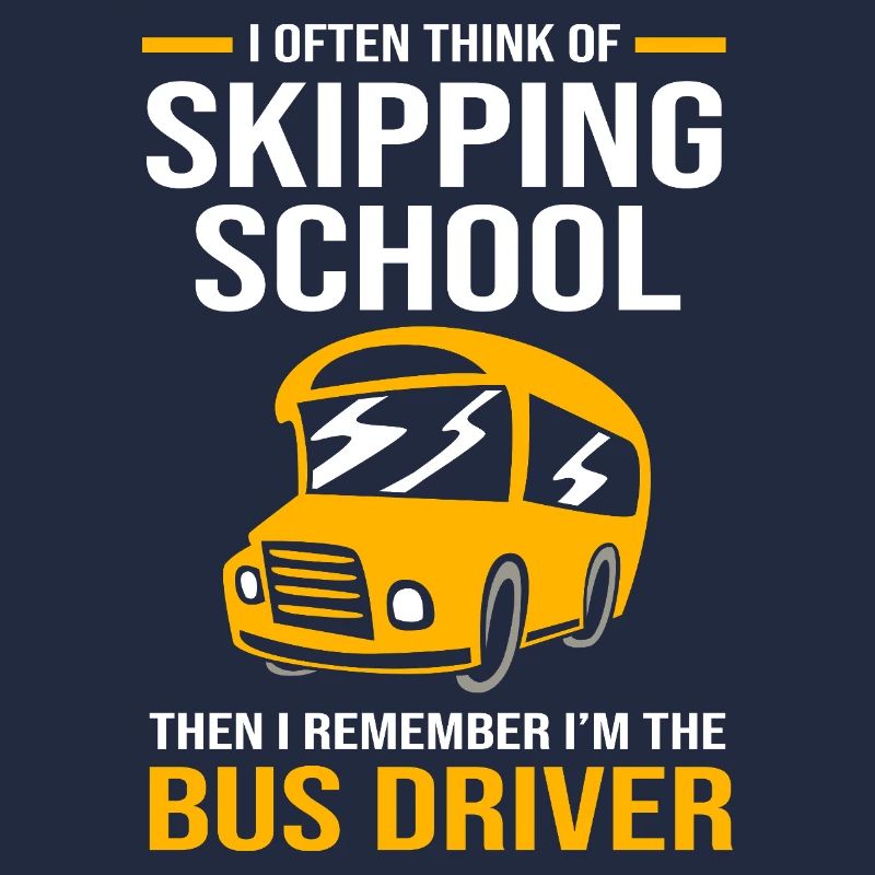 Schulbusfahrer Busfahrer Schulbus