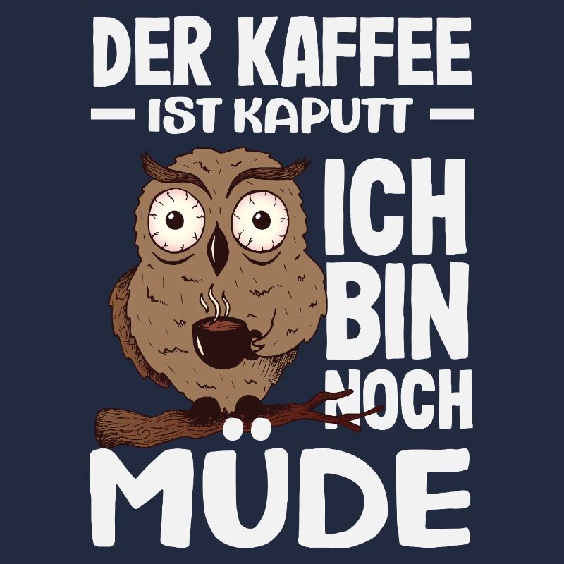 The coffee is broken – tired sleep