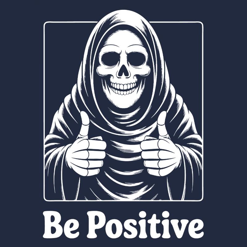 Be Positive Skeleton Motif
