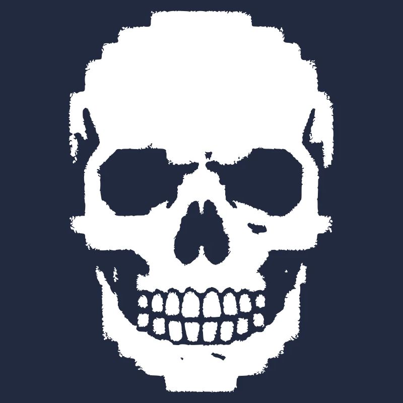 Pixel Totenkopf Schädel 8-Bit
