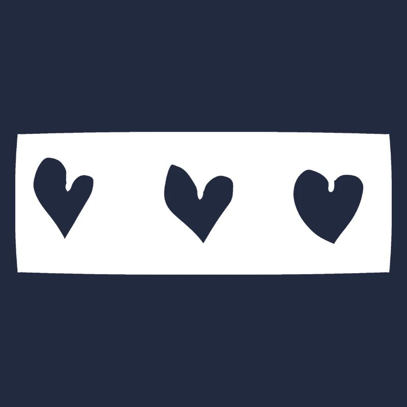 drei herzen herz rechteck liebe form