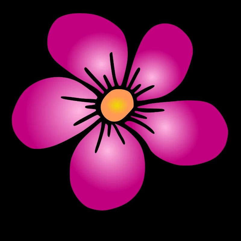 pinke Blume Blumenmuster Blumenranke Blüte blumig