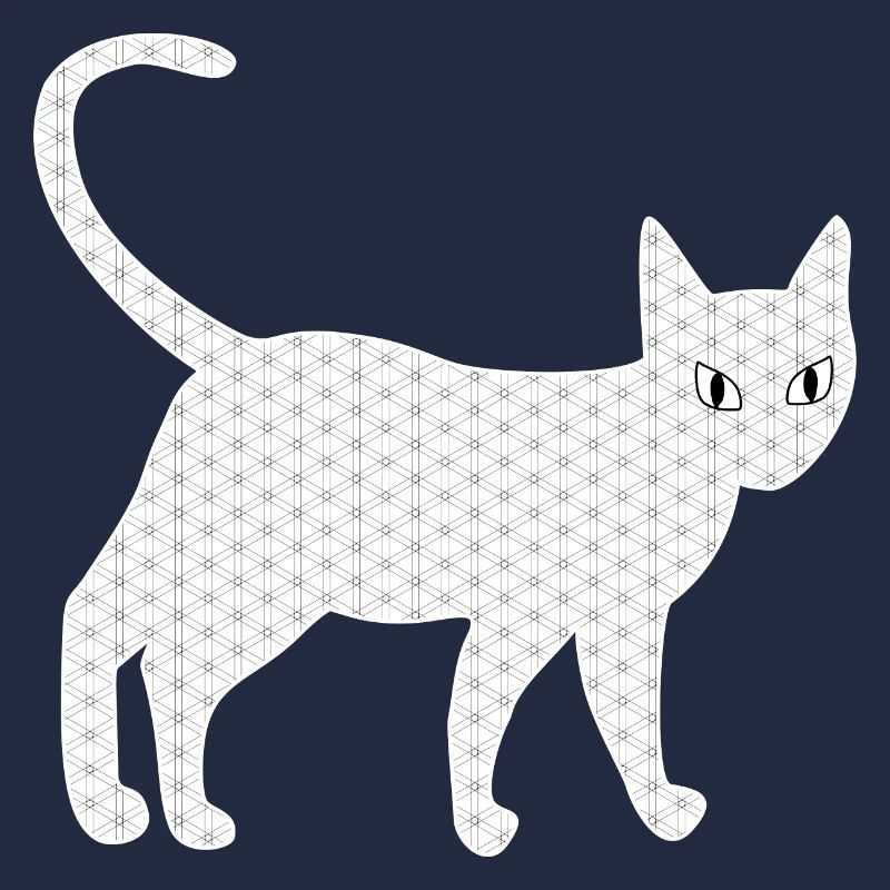 Art de chat et yeux de chat
