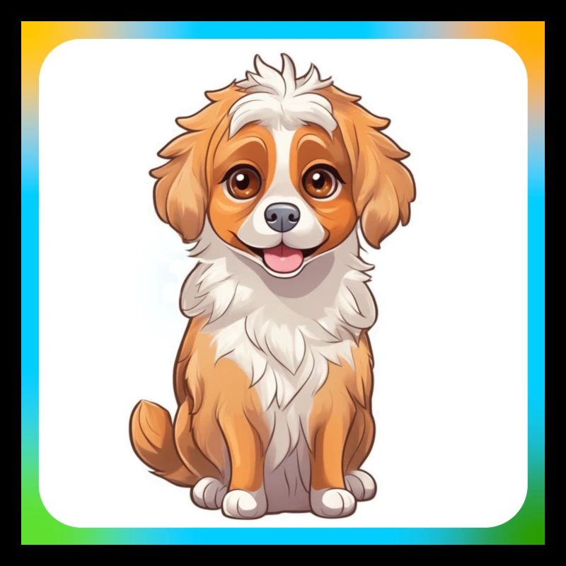 Dessin animé de chien 9