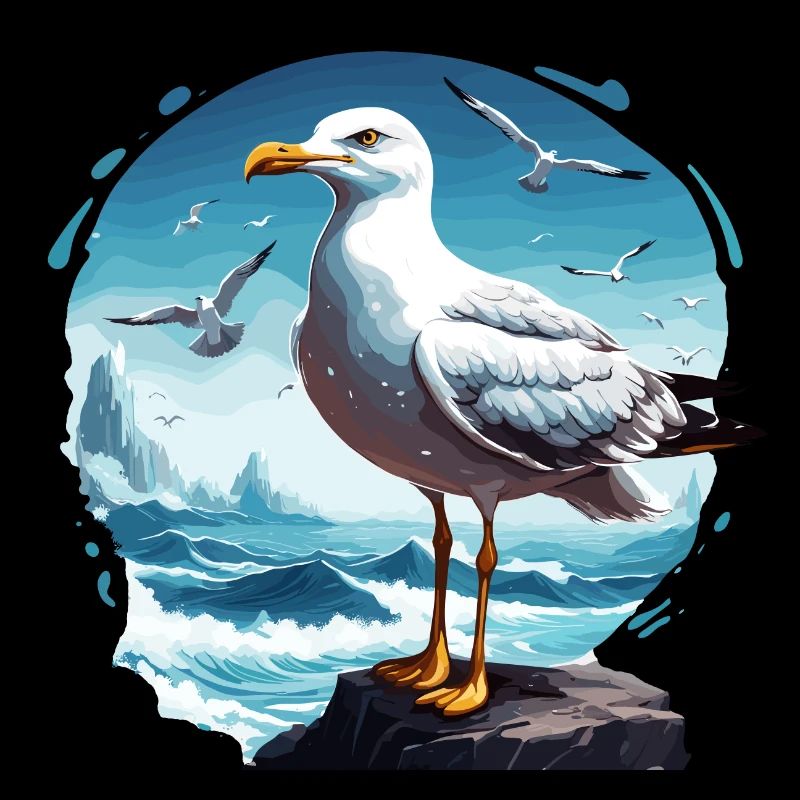 Mouette / Animal / Port / Oiseau / Mer / Eau