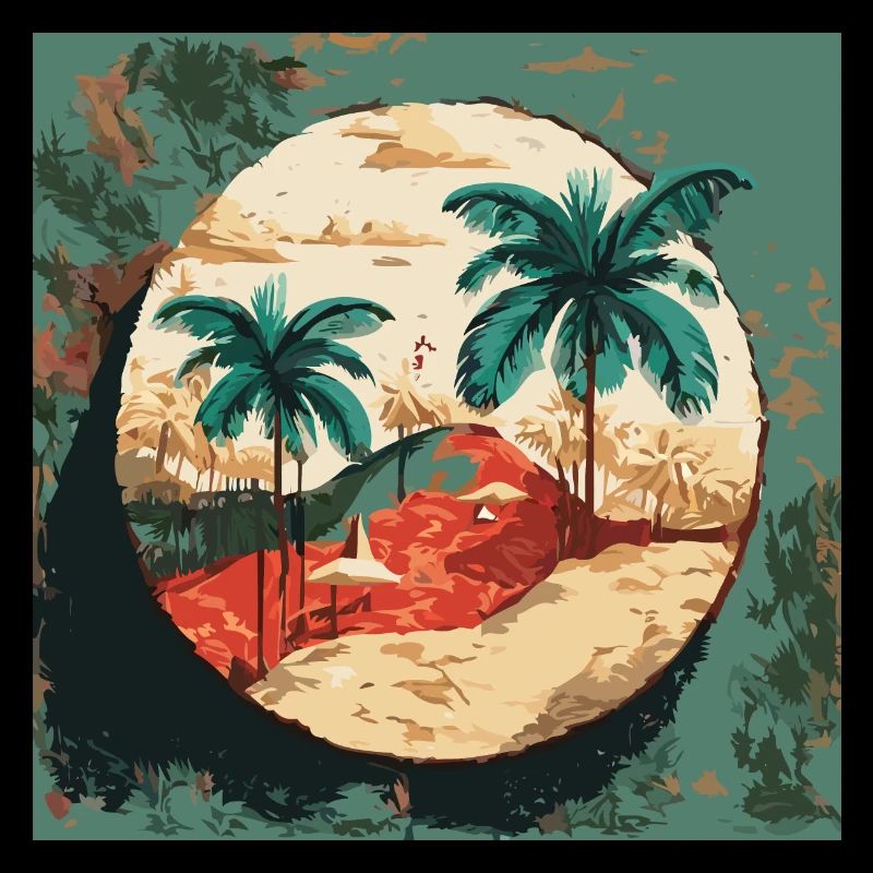 Palm trees in Cuba