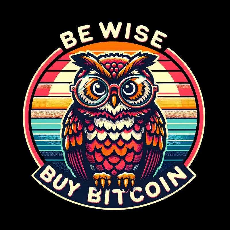 Cryptocurrency Wisdom: Be Wise - Buy Bitcoin Owl