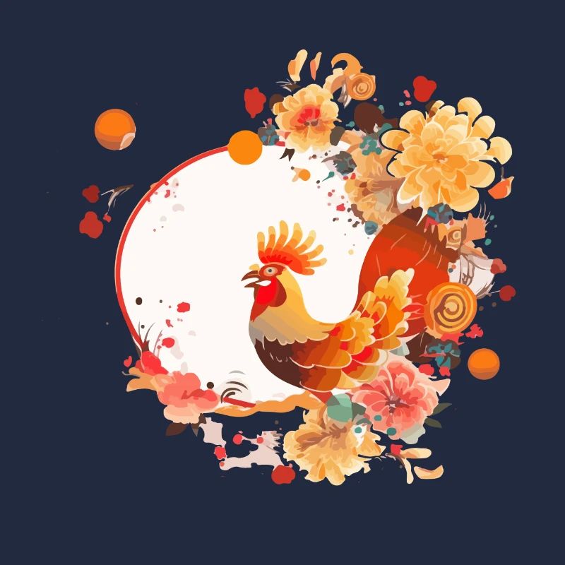 Chinesischer Neujahrshahn