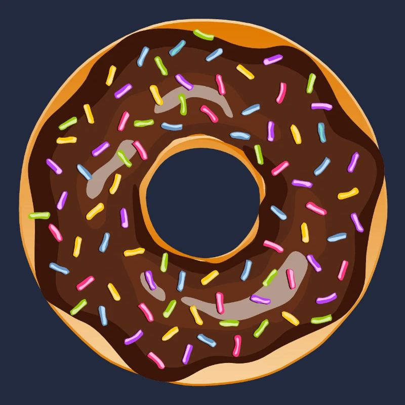 Donut Drawing Dessert Donuts Cake Pastry 1R
