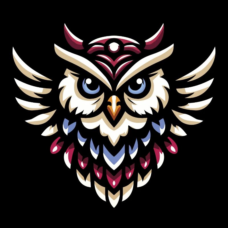 Coole fliegende Eule