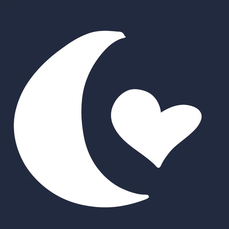 mond symbol Form liebe herz