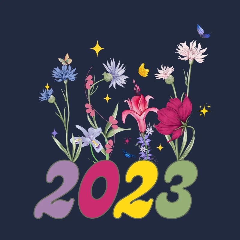 Année de naissance 2023 fleurs sauvages