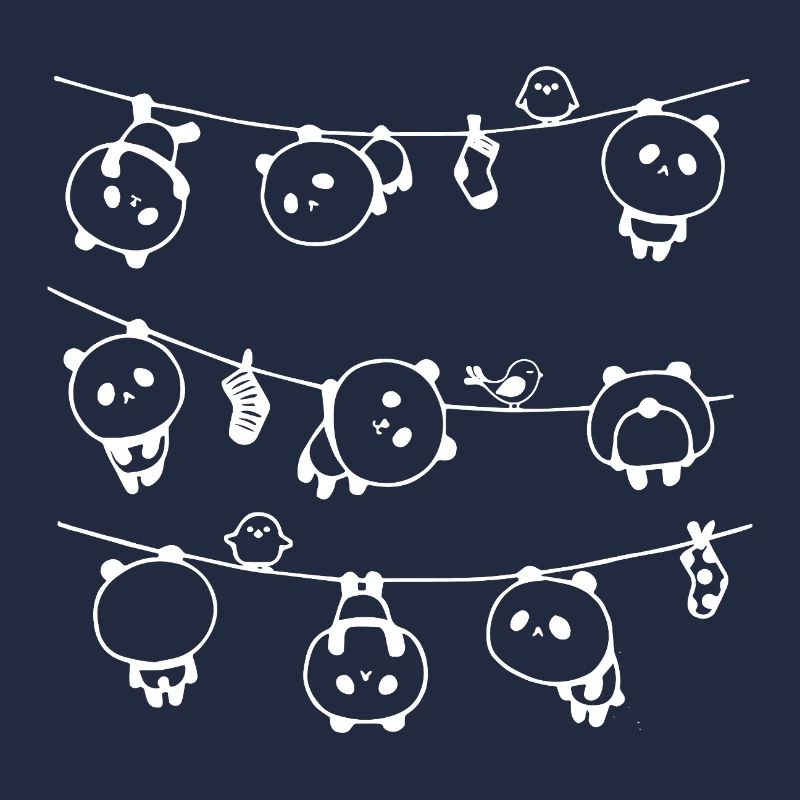 Panda Power Geschenk Bär Tier Geschenkidee